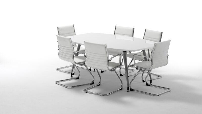 High Gloss Writable Boardroom Table - Image 6