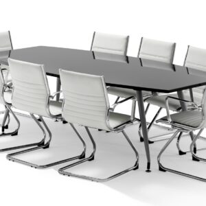 High Gloss Writable Boardroom Table - Image 2