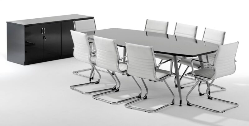 High Gloss Writable Boardroom Table - Image 10