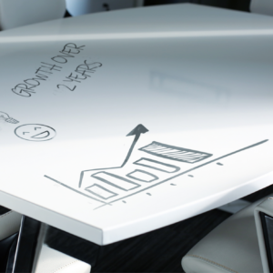 High Gloss Writable Boardroom Table - Image 12