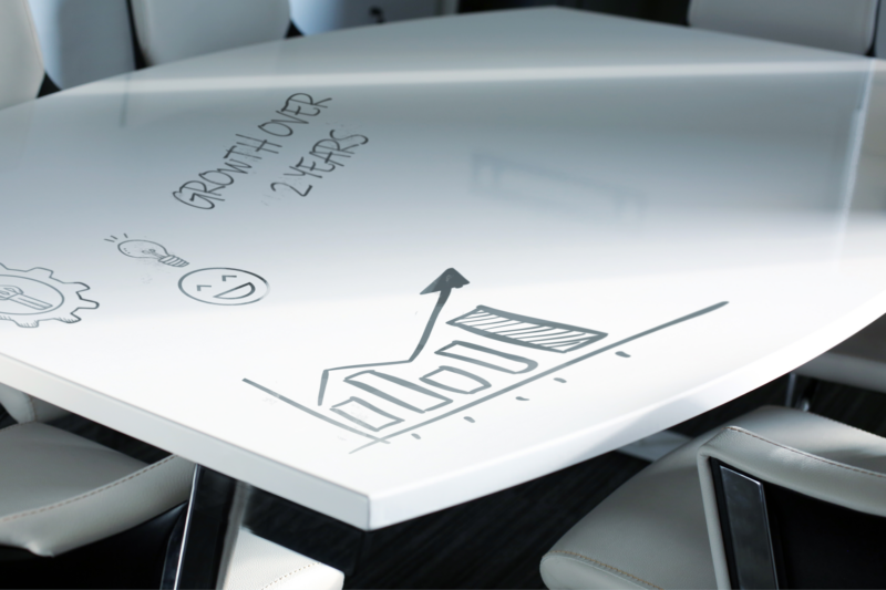 High Gloss Writable Boardroom Table - Image 12