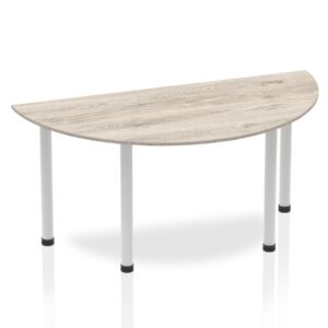 Impulse Semi-Circle Table With Post Leg - Image 9