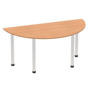 Impulse Semi-Circle Table With Post Leg - Image 17