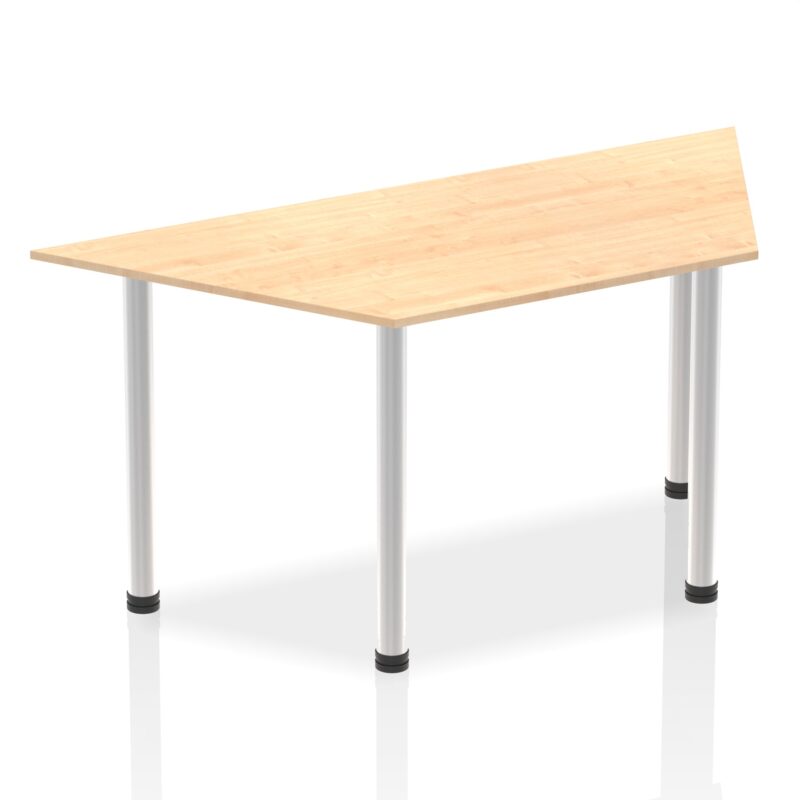 Impulse Trapezium Table With Post Leg - Image 14