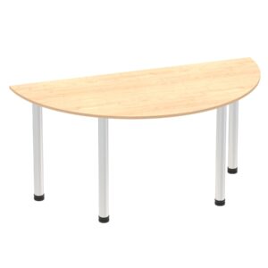 Impulse Semi-Circle Table With Post Leg - Image 12