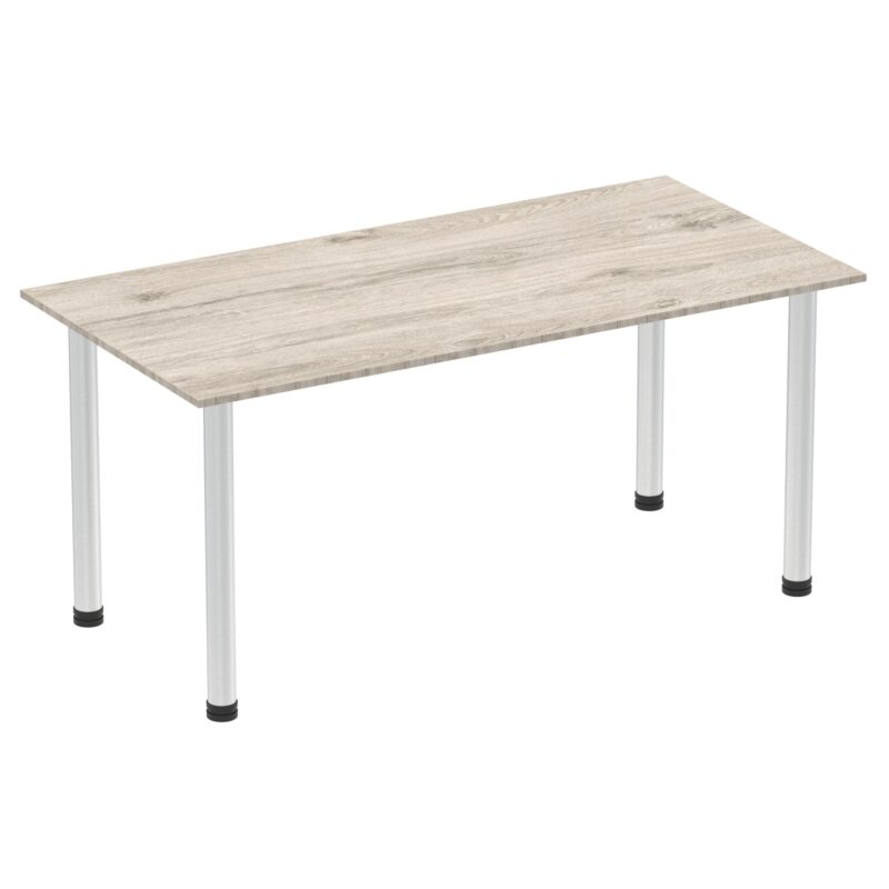 Impulse 1600mm Straight Table With Post Leg - Image 7