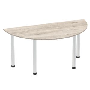 Impulse Semi-Circle Table With Post Leg - Image 7