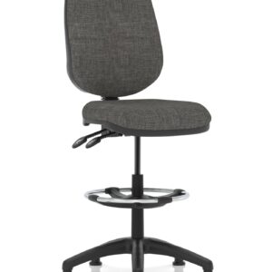 Eclipse Plus II Task Operator Office Chair with Hi Rise Draughtsman Kit - Image 3