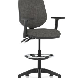 Eclipse Plus II Task Operator Office Chair with Hi Rise Draughtsman Kit - Image 7