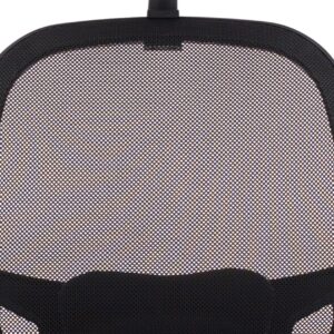 Denver High Mesh Back Black Task Operator Office Chair with Arms - Image 27