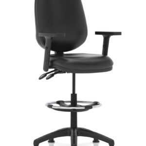 Eclipse Plus II Task Operator Office Chair with Hi Rise Draughtsman Kit - Image 8