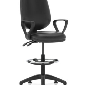 Eclipse Plus II Task Operator Office Chair with Hi Rise Draughtsman Kit - Image 11