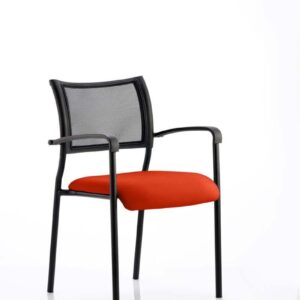 Brunswick Medium Back Stacking Visitor Office Chair Bespoke - Image 7