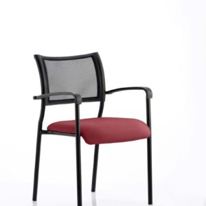 Brunswick Medium Back Stacking Visitor Office Chair Bespoke - Image 2