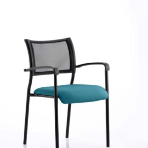 Brunswick Medium Back Stacking Visitor Office Chair Bespoke - Image 3