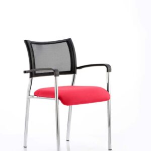 Brunswick Medium Back Stacking Visitor Office Chair Bespoke - Image 9