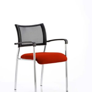 Brunswick Medium Back Stacking Visitor Office Chair Bespoke - Image 15