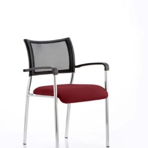 Brunswick Medium Back Stacking Visitor Office Chair Bespoke - Image 10