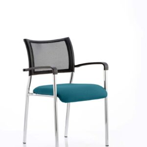 Brunswick Medium Back Stacking Visitor Office Chair Bespoke - Image 11