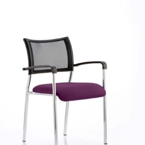 Brunswick Medium Back Stacking Visitor Office Chair Bespoke - Image 16