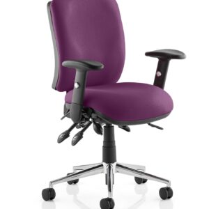 Chiro Medium Back Task Operator Office Chair - Image 56
