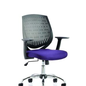 Dura Medium Back Task Operator Office Chair with Arms - Image 25
