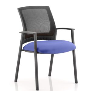 Metro Medium Mesh Back Stacking Visitor Chair with Arms - Image 10