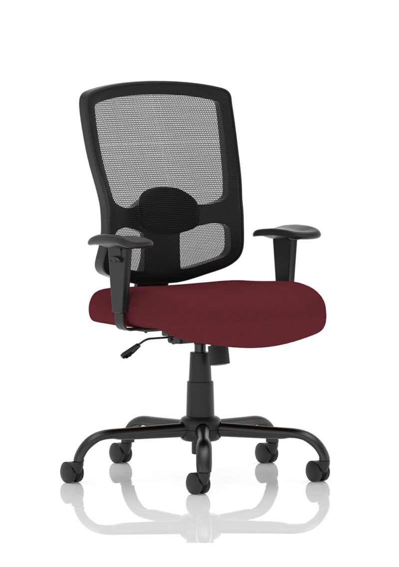 Portland HD High Back Heavy Duty Task Operator Office Chair with Arms - Image 9