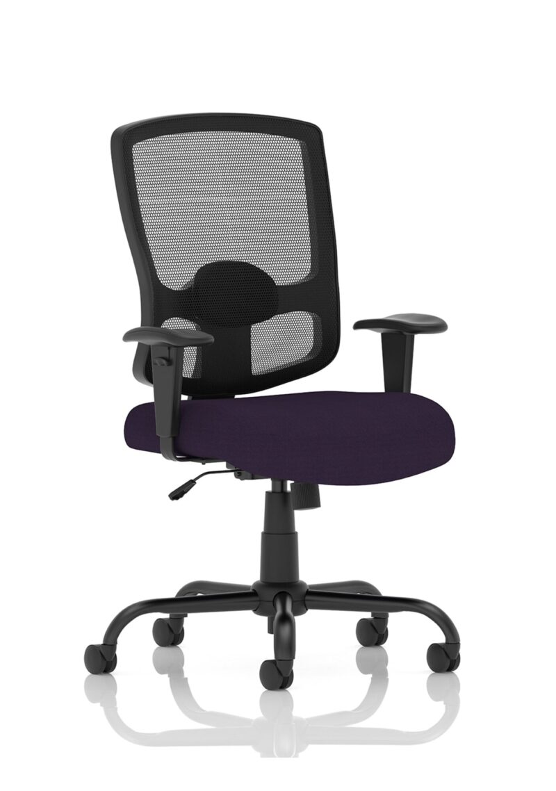 Portland HD High Back Heavy Duty Task Operator Office Chair with Arms - Image 11