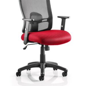 Portland Medium Mesh Back Task Operator Office Chair with Arms - Image 8