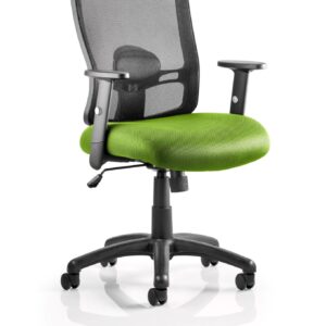 Portland Medium Mesh Back Task Operator Office Chair with Arms - Image 9