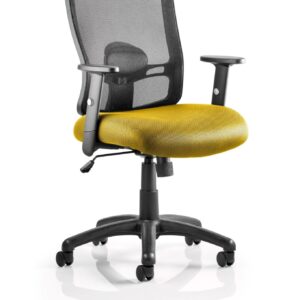 Portland Medium Mesh Back Task Operator Office Chair with Arms - Image 12