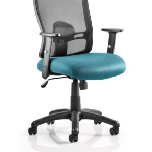 Portland Medium Mesh Back Task Operator Office Chair with Arms - Image 14