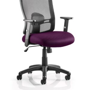 Portland Medium Mesh Back Task Operator Office Chair with Arms - Image 15