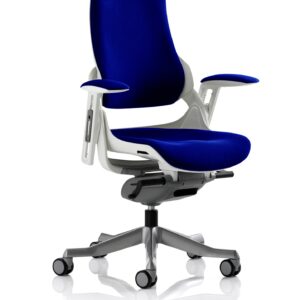 Zure High Back White Shell Executive Office Chair with Arms - Image 41