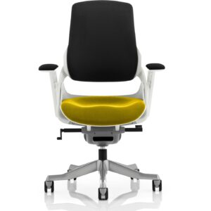 Zure High Back White Shell Executive Office Chair with Arms - Image 51