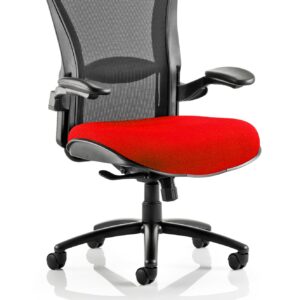 Houston High Mesh Back Heavy Duty Task Operator Office Chair with Arms - Image 7