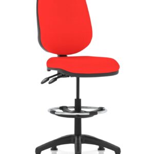 Eclipse Plus II Task Operator Office Chair with Hi Rise Draughtsman Kit - Image 32