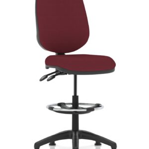 Eclipse Plus II Task Operator Office Chair with Hi Rise Draughtsman Kit - Image 14