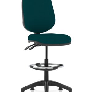 Eclipse Plus II Task Operator Office Chair with Hi Rise Draughtsman Kit - Image 13