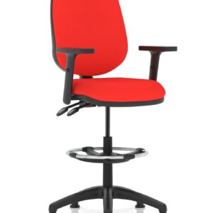 Eclipse Plus II Task Operator Office Chair with Hi Rise Draughtsman Kit - Image 16