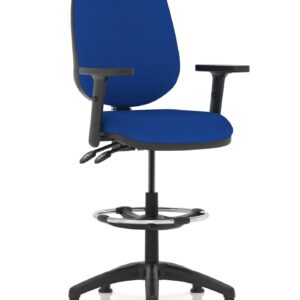Eclipse Plus II Task Operator Office Chair with Hi Rise Draughtsman Kit - Image 18