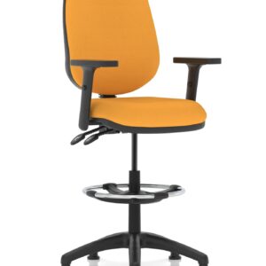 Eclipse Plus II Task Operator Office Chair with Hi Rise Draughtsman Kit - Image 20