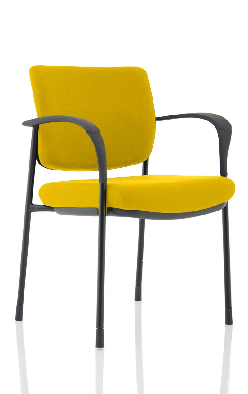 Brunswick Deluxe Medium Back Stacking Visitor Office Chair with Arms Bespoke - Image 22