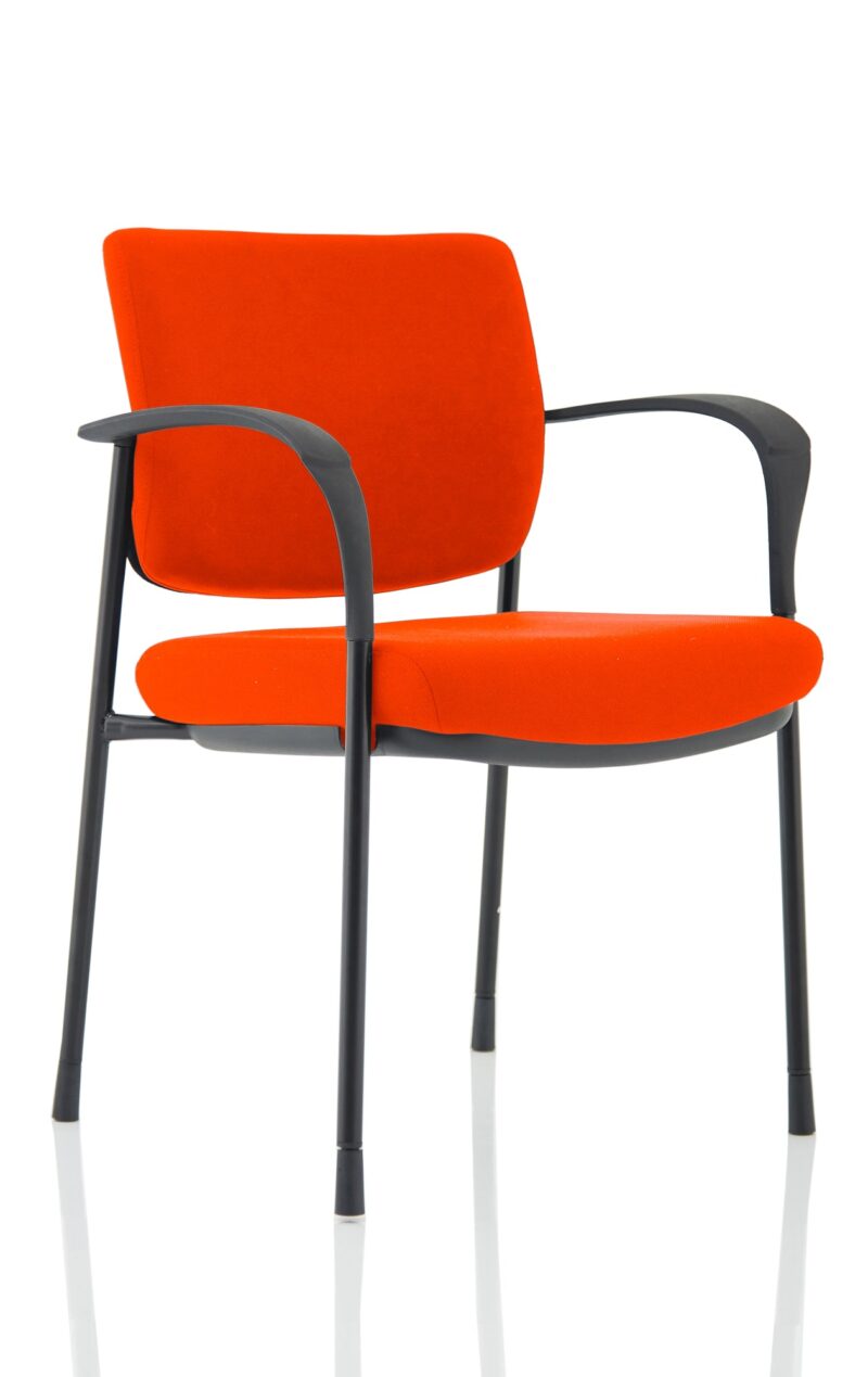 Brunswick Deluxe Medium Back Stacking Visitor Office Chair with Arms Bespoke - Image 24