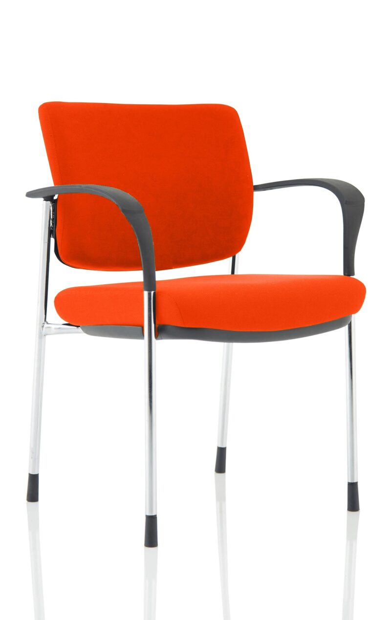 Brunswick Deluxe Medium Back Stacking Visitor Office Chair with Arms Bespoke - Image 32