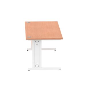Impulse 1800mm Straight Desk Cable Managed Leg - Image 64