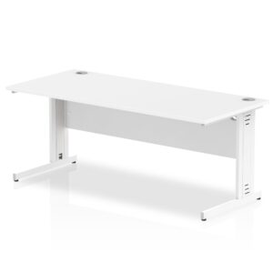Impulse 1800mm Straight Desk Cable Managed Leg - Image 12