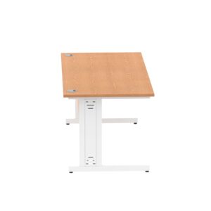 Impulse 1800mm Straight Desk Cable Managed Leg - Image 92