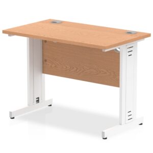 Impulse 1000mm Slimline Desk Cable Managed Leg - Image 9
